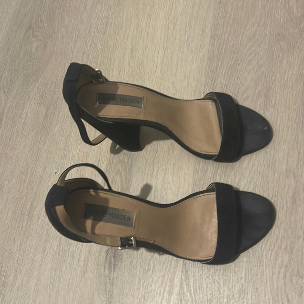 Steve madden black heels